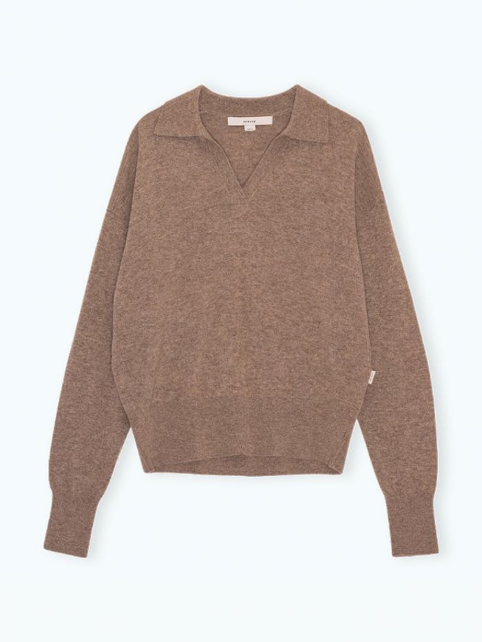 סריג פולו מצמר - בגדים