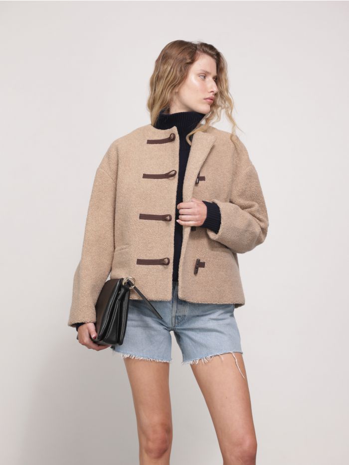 ג’קט תערובת צמר - בגדים