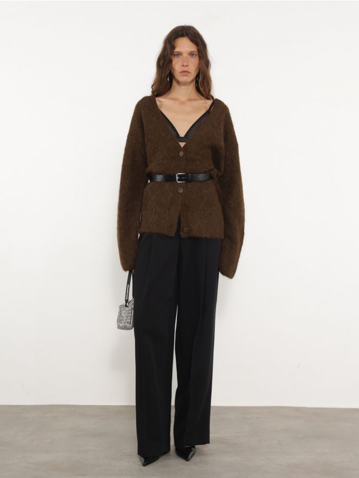 מכנסיים מחוייטים עם קפלים - בגדים