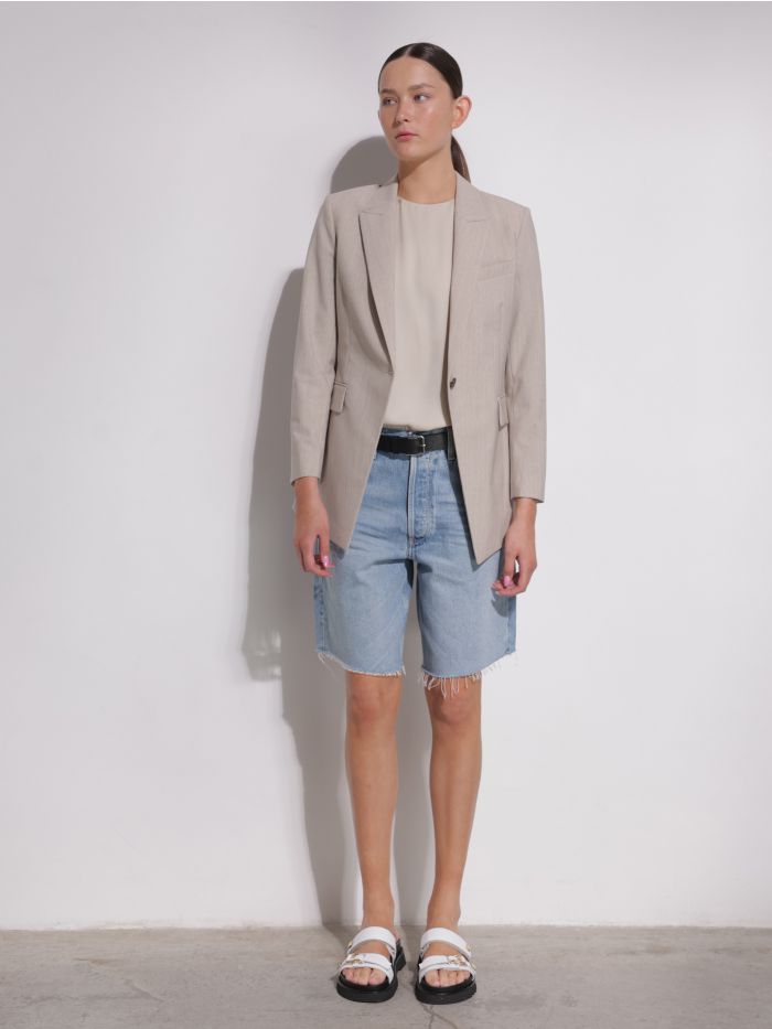 מכנסי ג׳ינס קצרים AYLA - בגדים