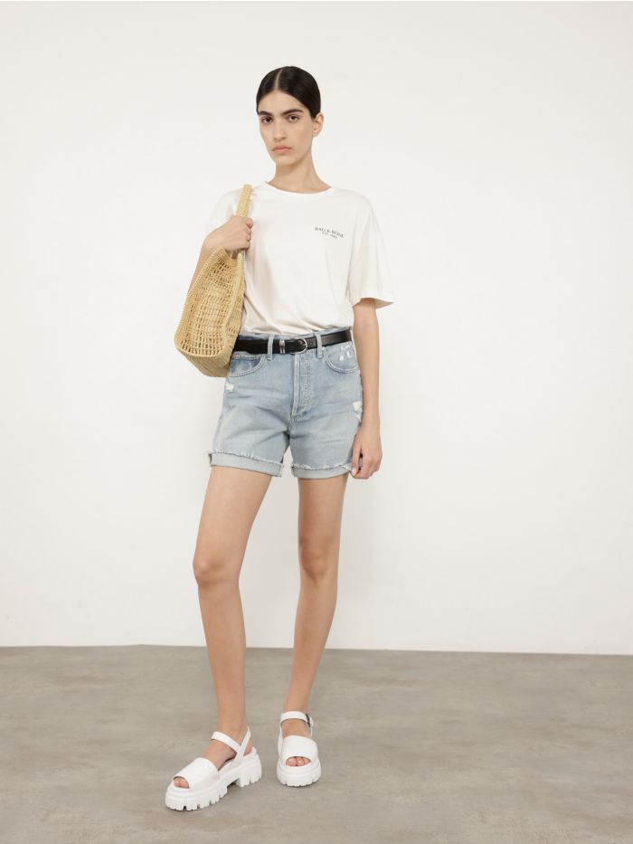 מכנסי ג’ינס קצרים MARLOW - בגדים