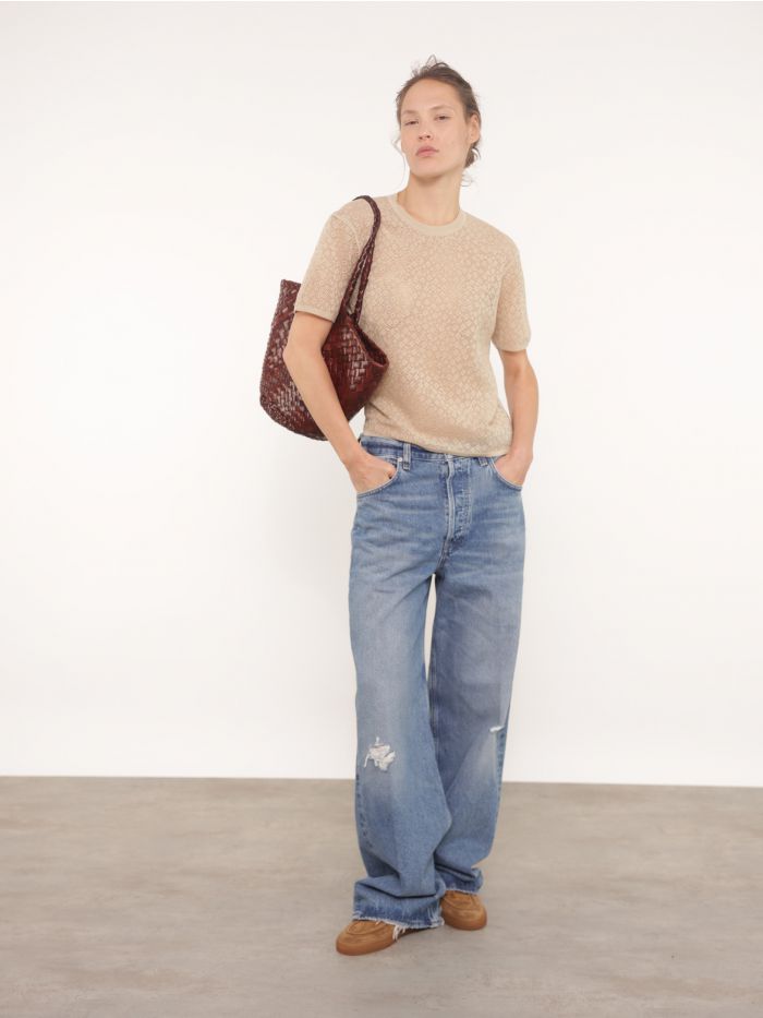 מכנסי ג’ינס AYLA BAGGY - בגדים