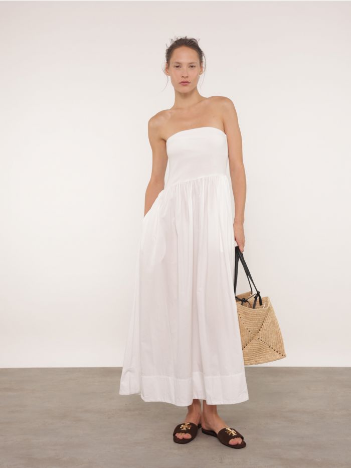 שמלת סטרפלס - בגדים