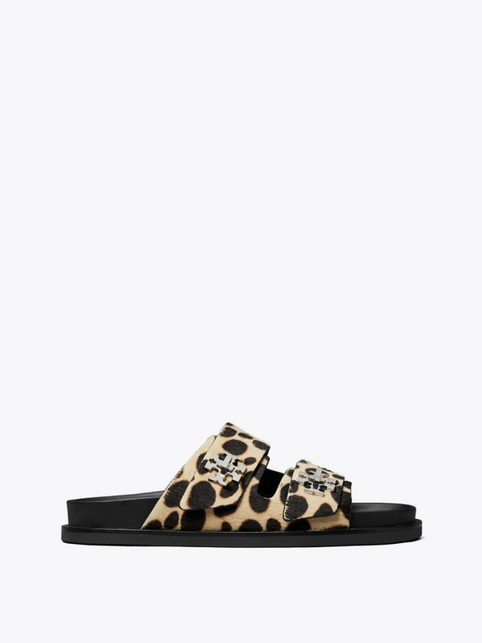 כפכפים סליידס מנומרות - נעליים