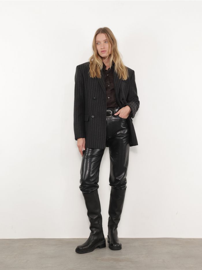 מכנסי דמוי עור 90’S - בגדים