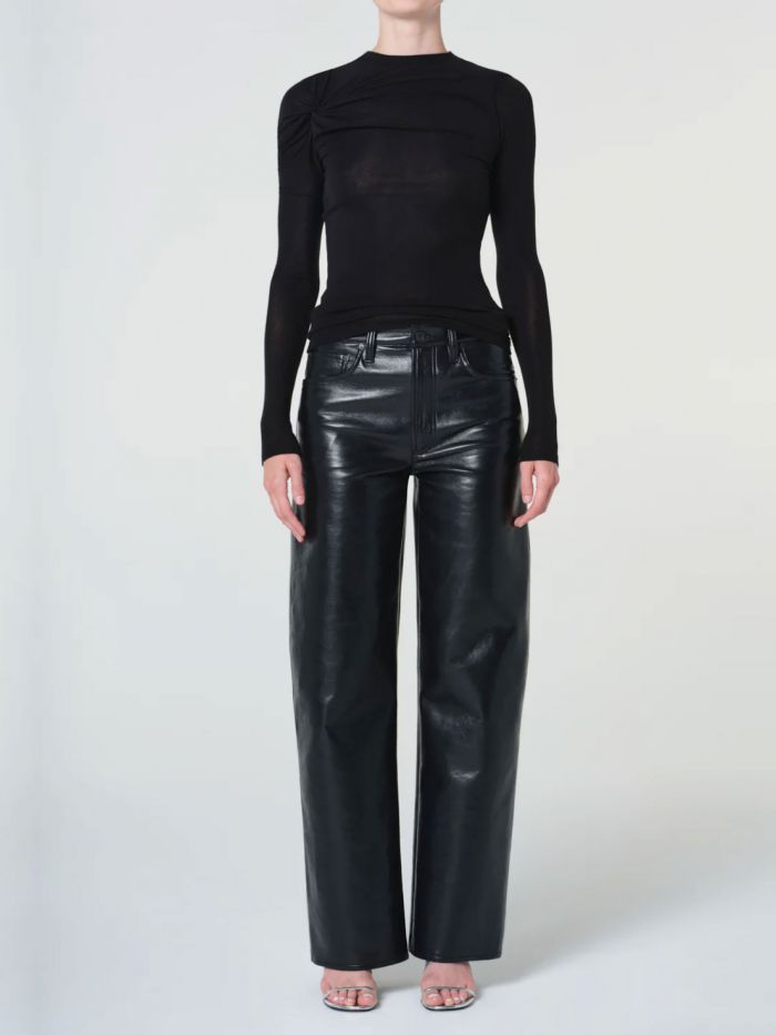 מכנסי דמוי עור DETOX - בגדים