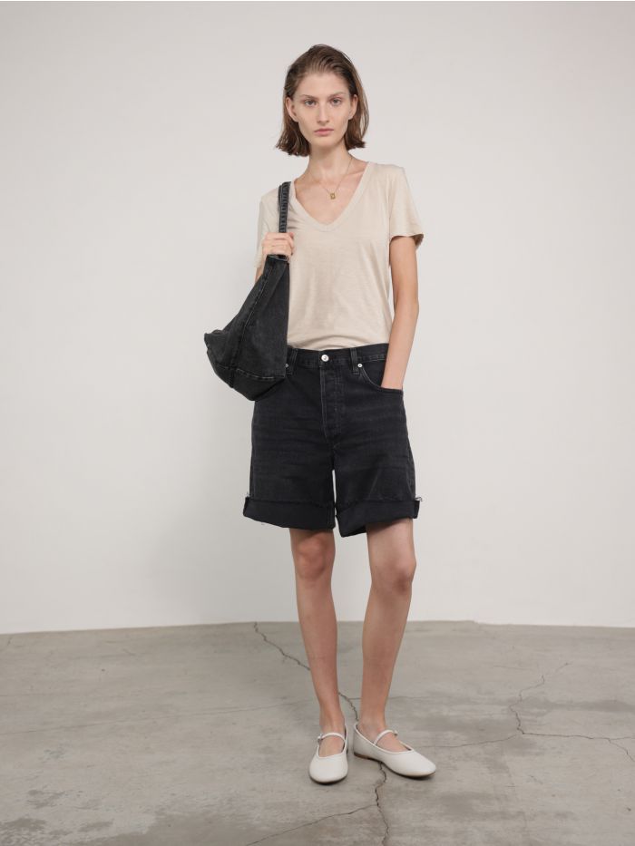 מכנסי ג’ינס קצרים AYLA - בגדים