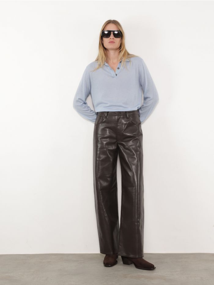 מכנסי דמוי עור ALYA - בגדים