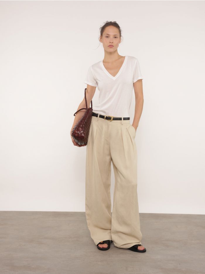 מכנסיים פשתן DAYTONA - בגדים