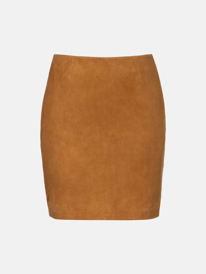 חצאית מיני עור - בגדים