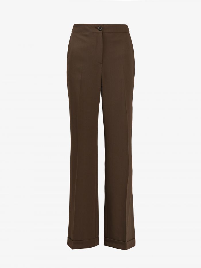 TAILORED WIDE TROUSERS - בגדים