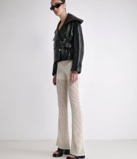 מכנסיים ארוכים סריגת קרושה - בגדים