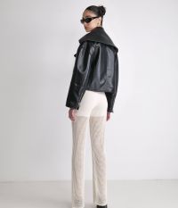 מכנסיים ארוכים סריגת קרושה - בגדים