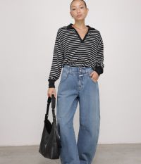 מכנסי ג׳ינס בלון RIDGE - בגדים