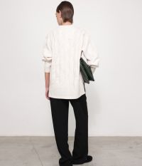 סריג אוברסייז צמות - בגדים