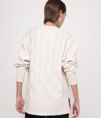 סריג אוברסייז צמות - בגדים