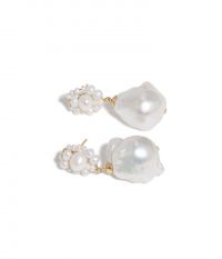 עגילי פנינים א-סימטריים - אביזרים