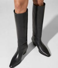 מגפוני ברך מעור - נעליים