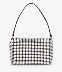 תיק מיני משובץ קריסטלים - תיקים