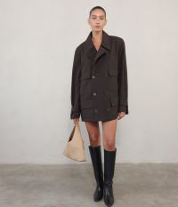 מגפי ברך מעור - נעליים