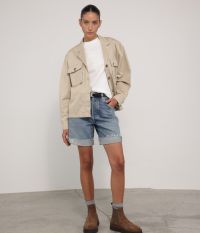 מגפוני זמש עם בטנה פרוותית - נעליים