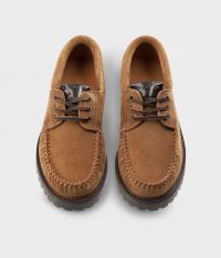 נעלי מוקסינים עם שרוכים - נעליים