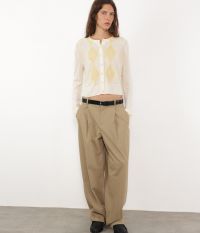 קרדיגן מעוינים - בגדים