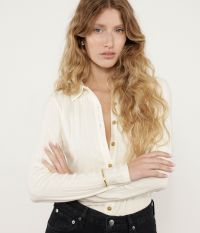 חולצת מכופתרת ריב - בגדים