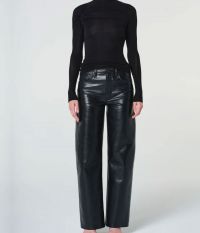 מכנסי דמוי עור DETOX - בגדים