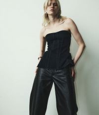 מכנסי דמוי עור DETOX - בגדים