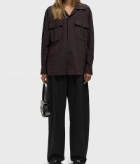 מכנסיים ארוכים בגזרה מחוייטת - בגדים