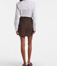 חצאית מיני עור - בגדים