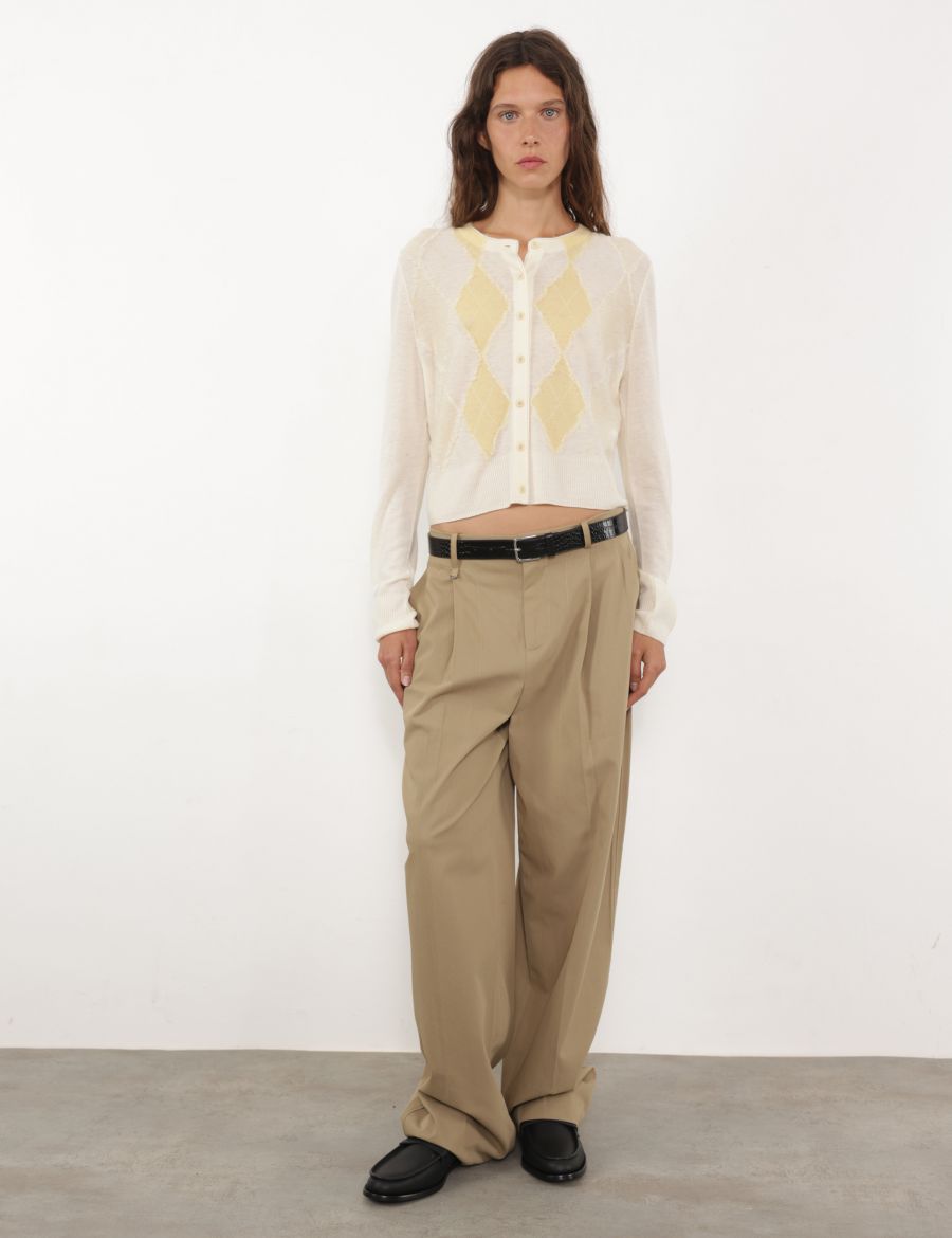 CrossSell Product קרדיגן מעוינים