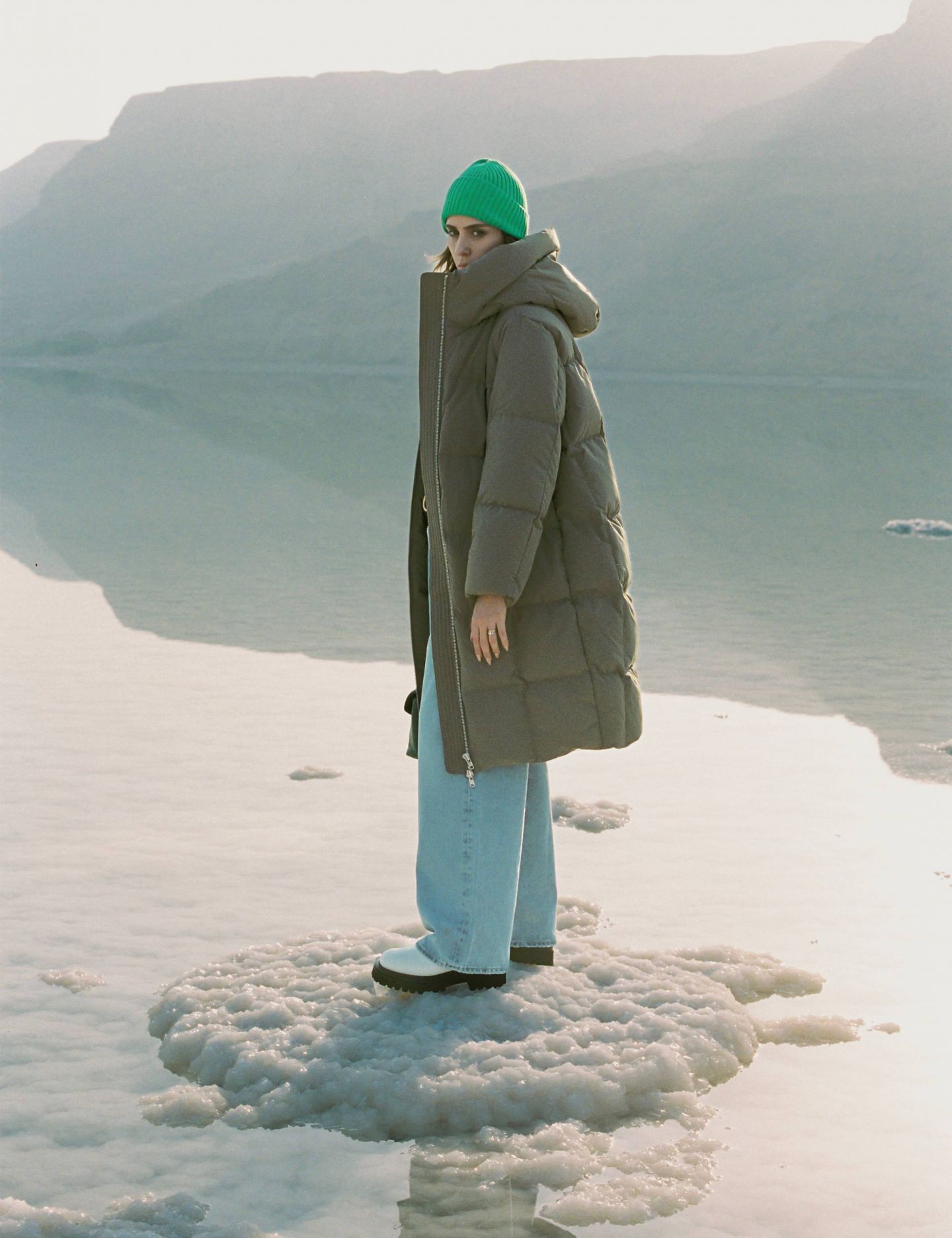 מעיל  פוף - בגדים