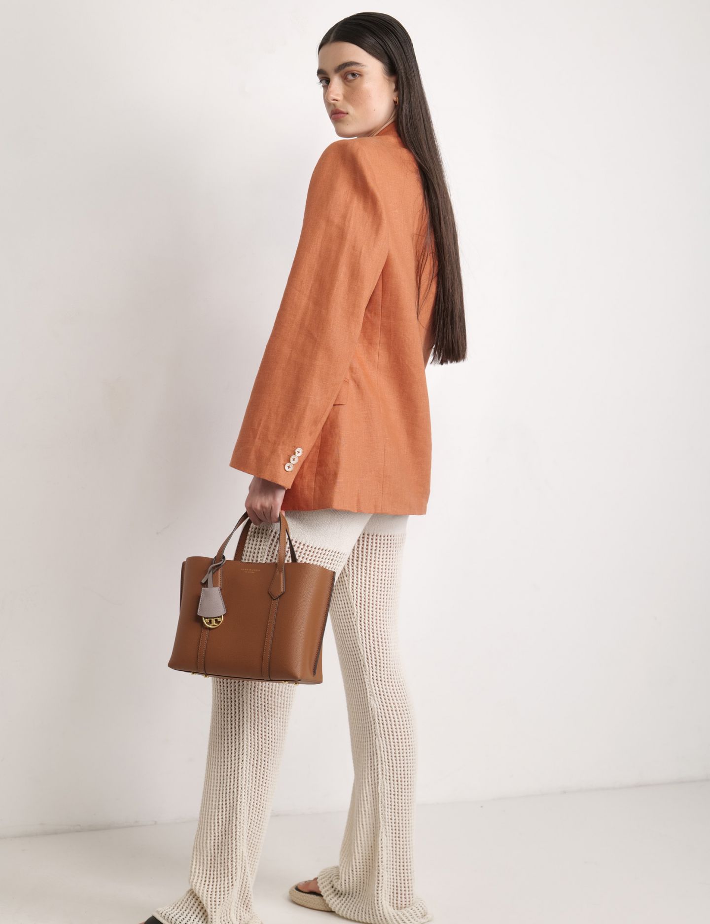 מכנסיים ארוכים סריגת קרושה - בגדים