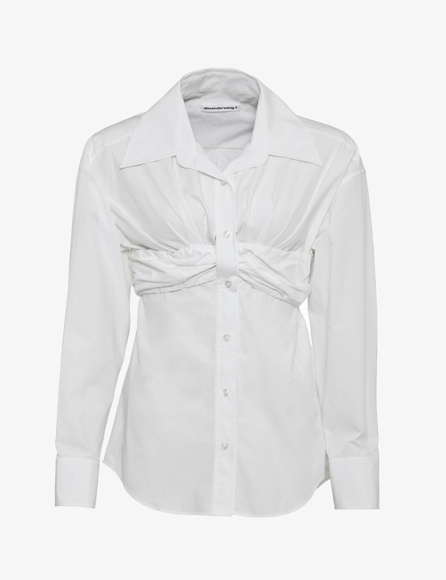 חולצת אוקספורד בשילוב טופ בנדו - בגדים