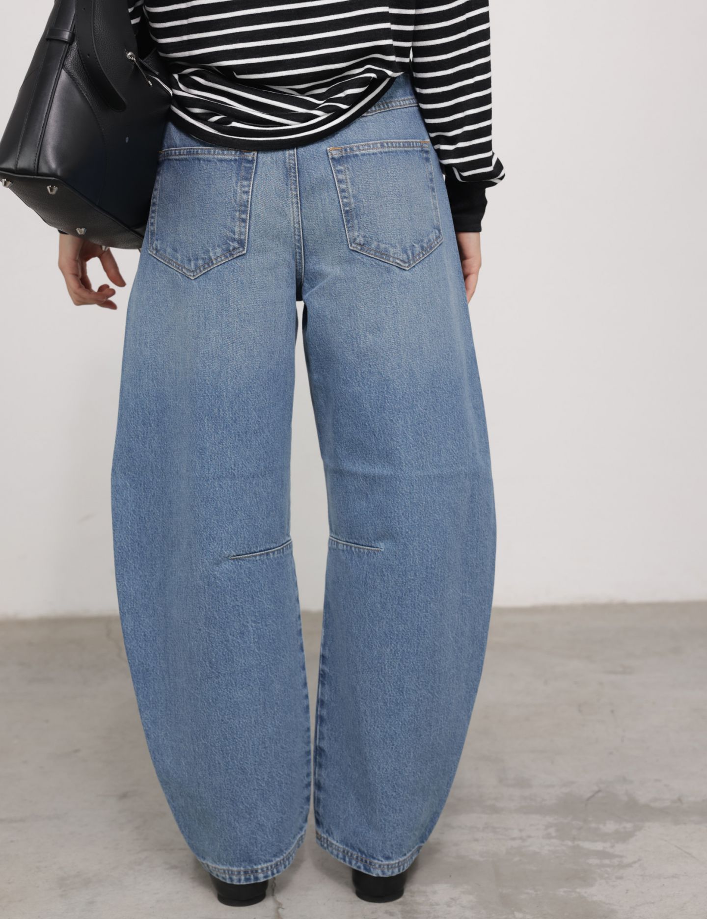 מכנסי ג׳ינס בלון RIDGE - בגדים