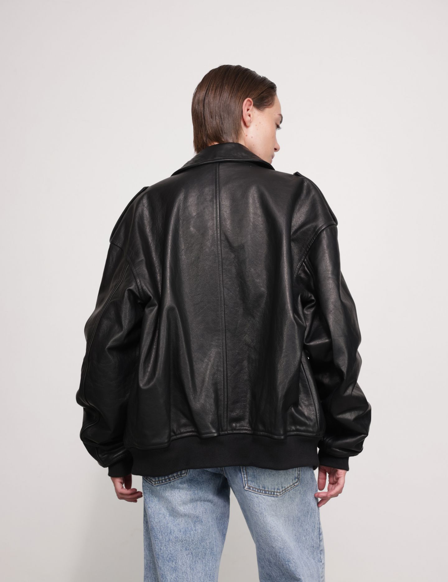 מעיל עור VIPER - בגדים