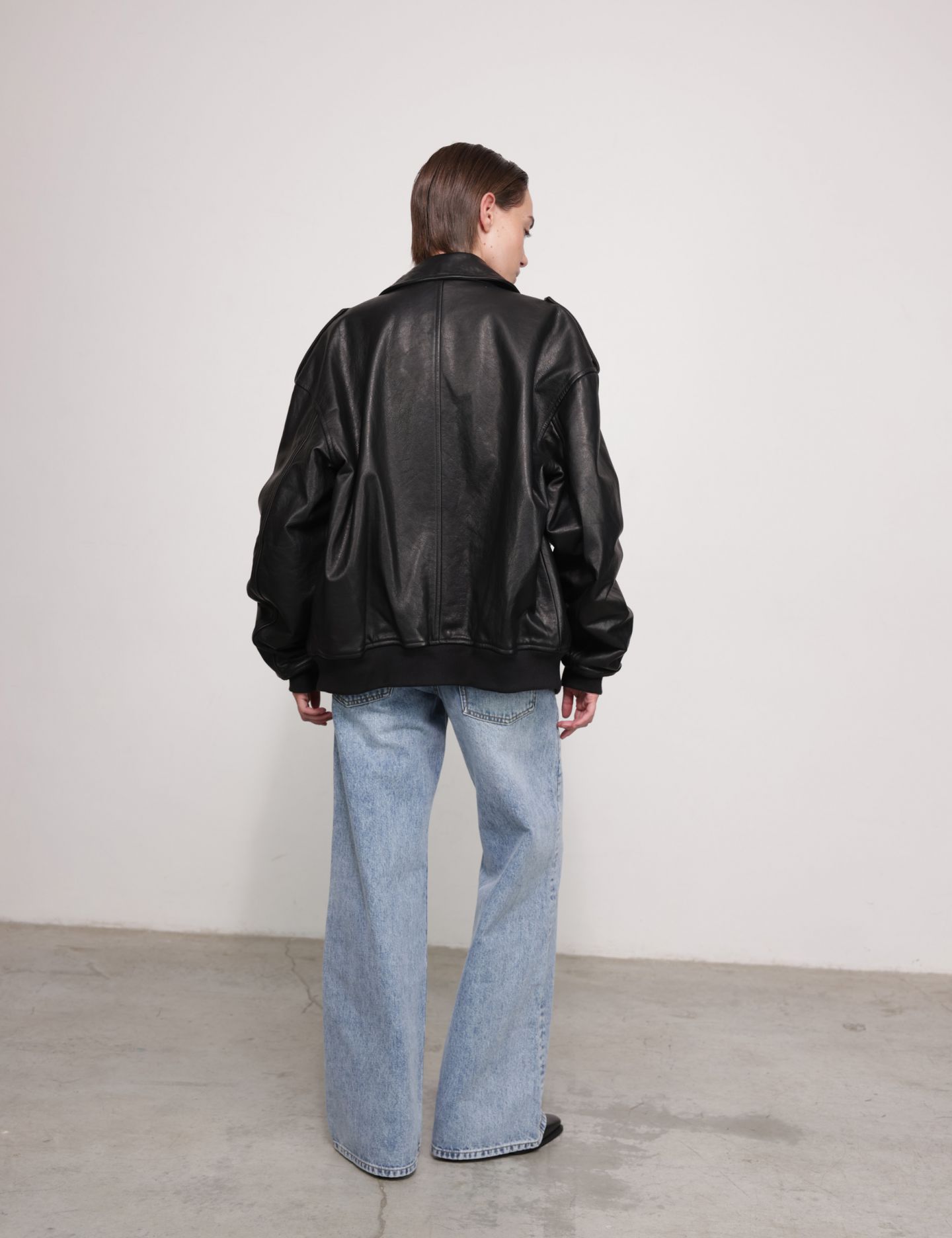 מעיל עור VIPER - בגדים