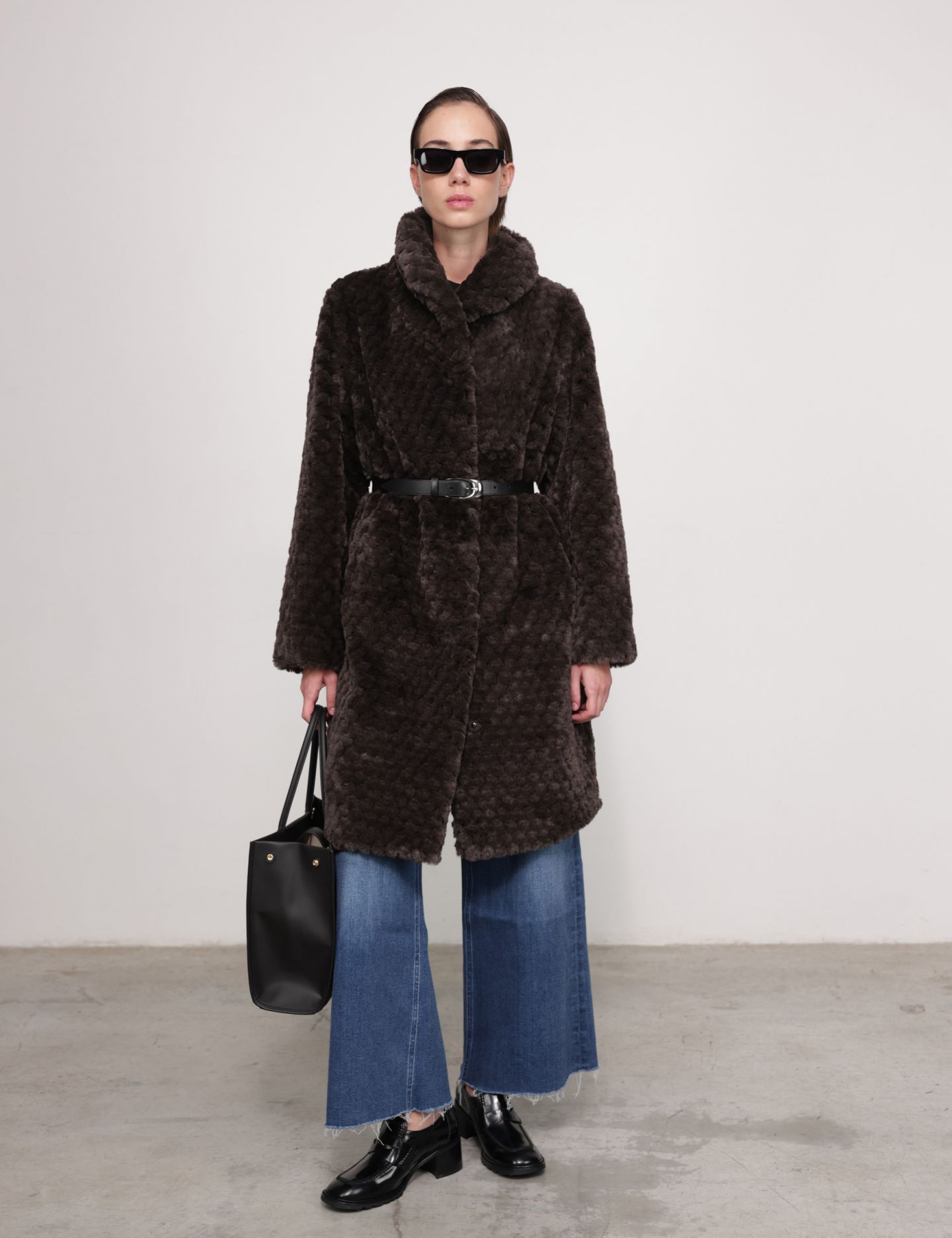 נעלי מוקסינים עקב - נעליים