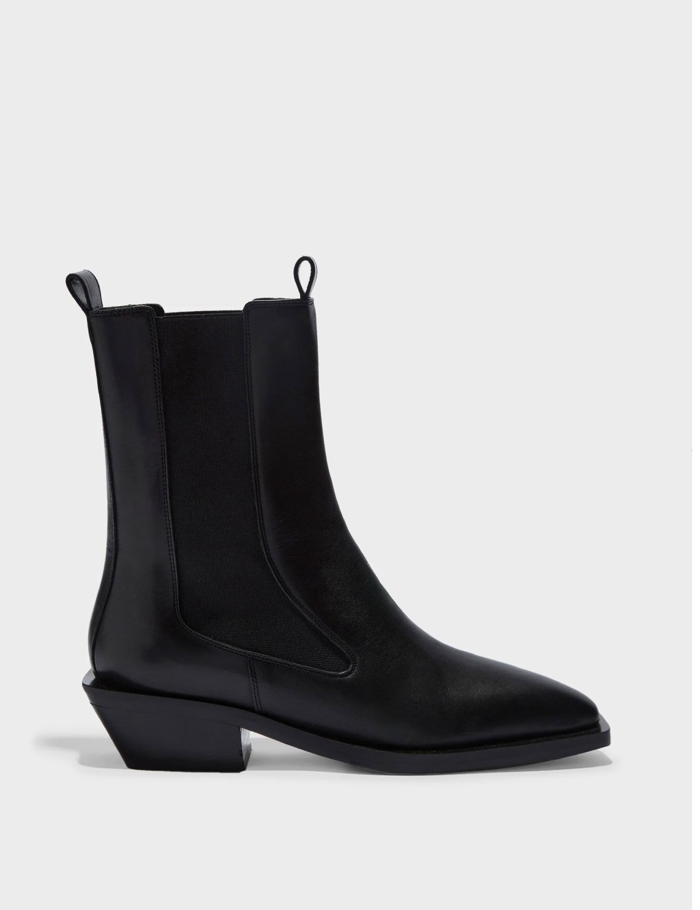 מגפוני עקב מעור - נעליים