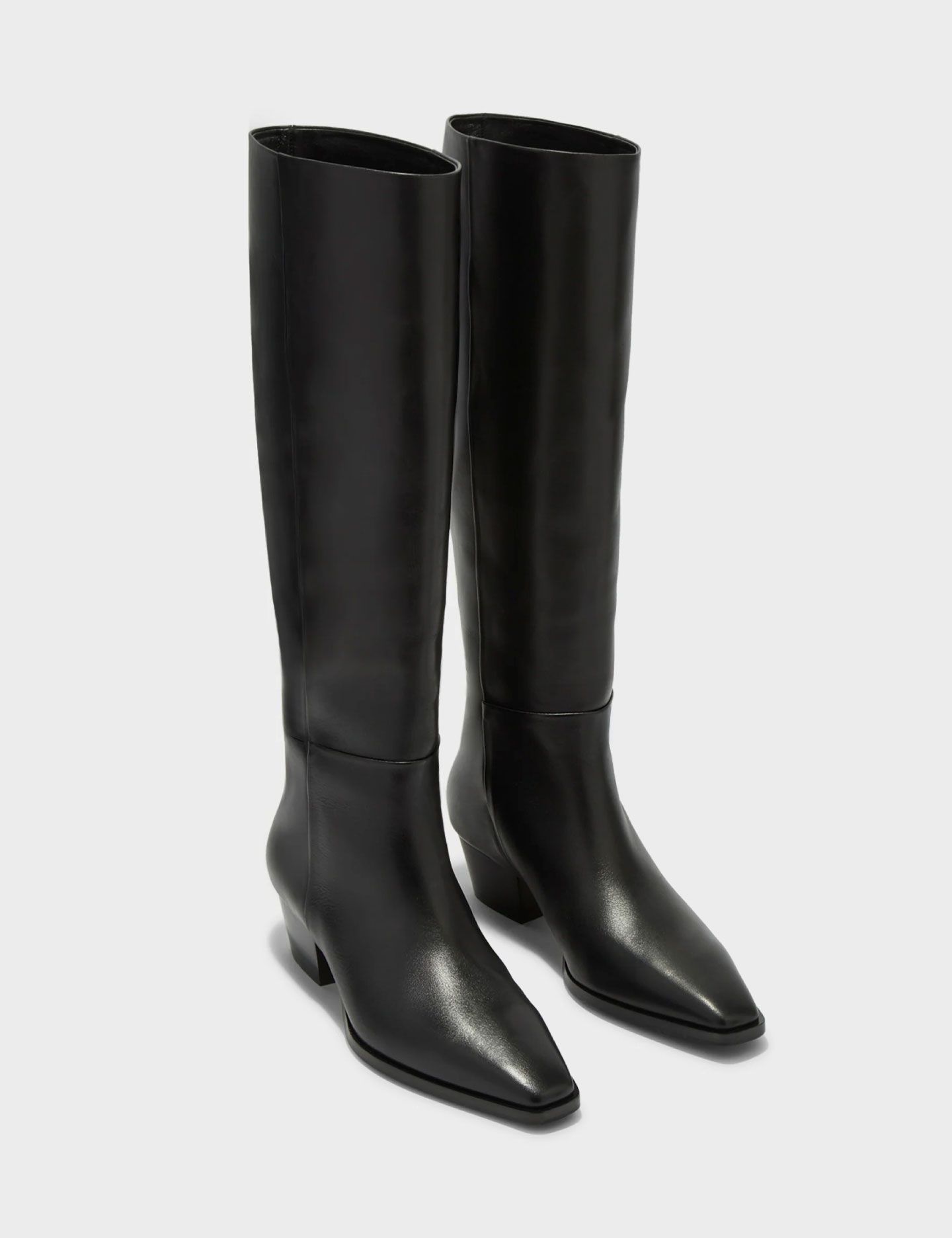 מגפוני ברך מעור - נעליים