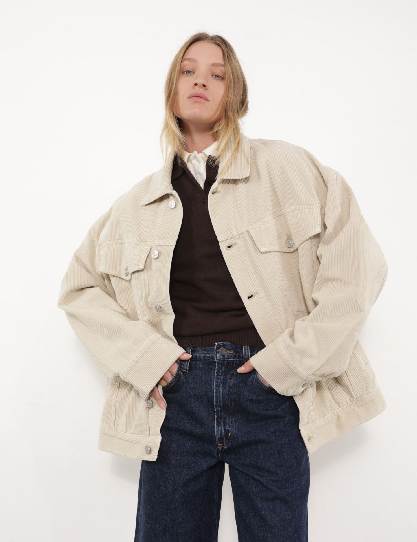 ג’קט קורדרוי אוברסייז - בגדים