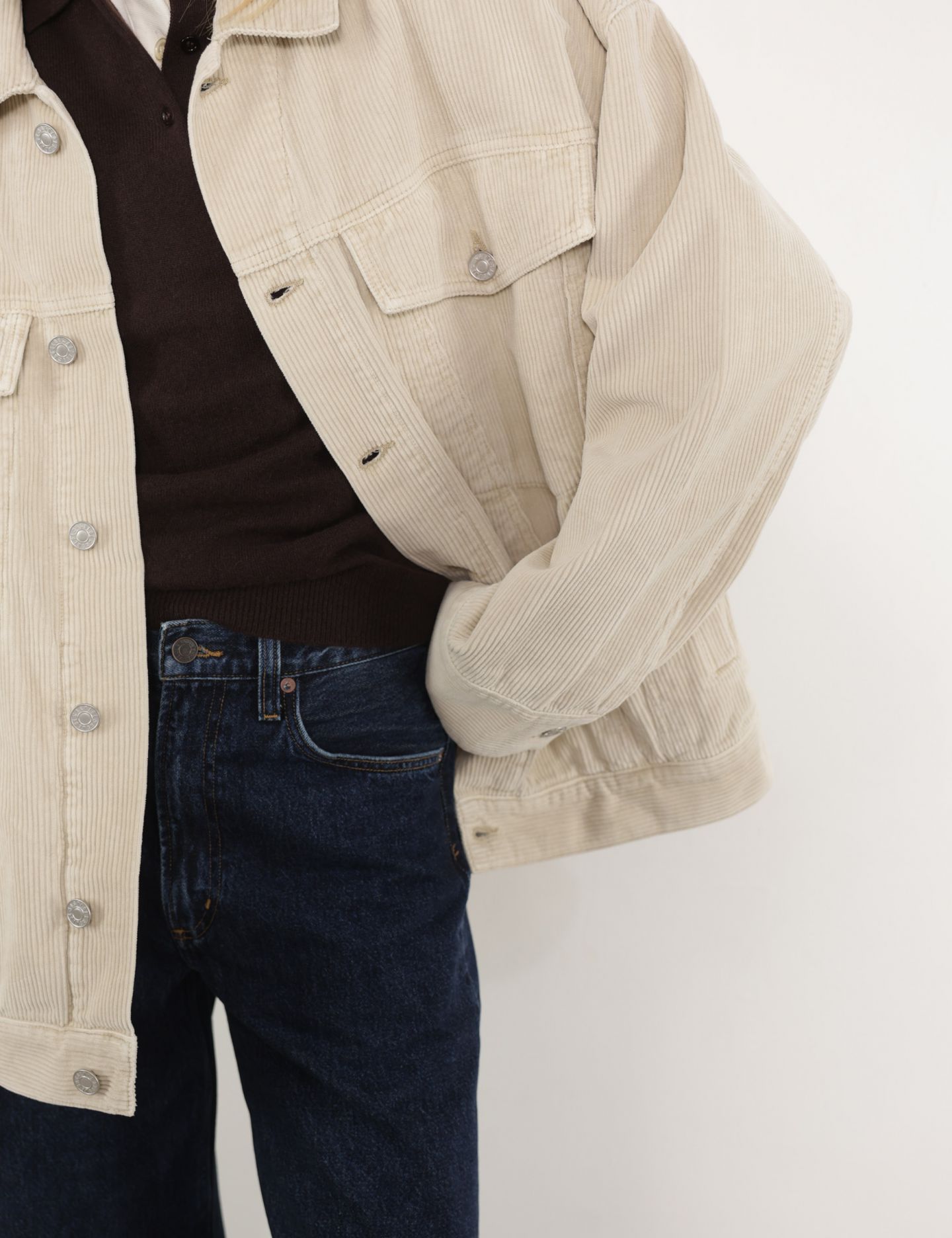 ג’קט קורדרוי אוברסייז - בגדים