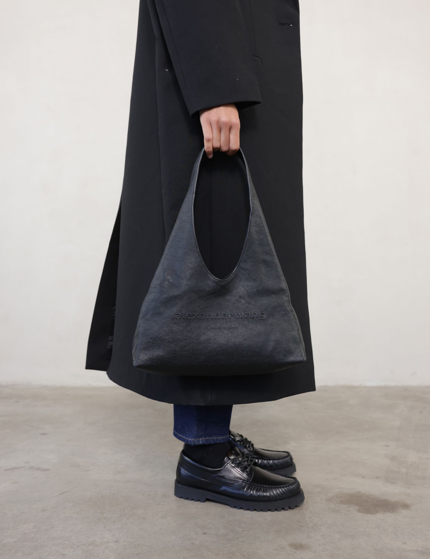 נעלי מוקסינים עם שרוכים - נעליים