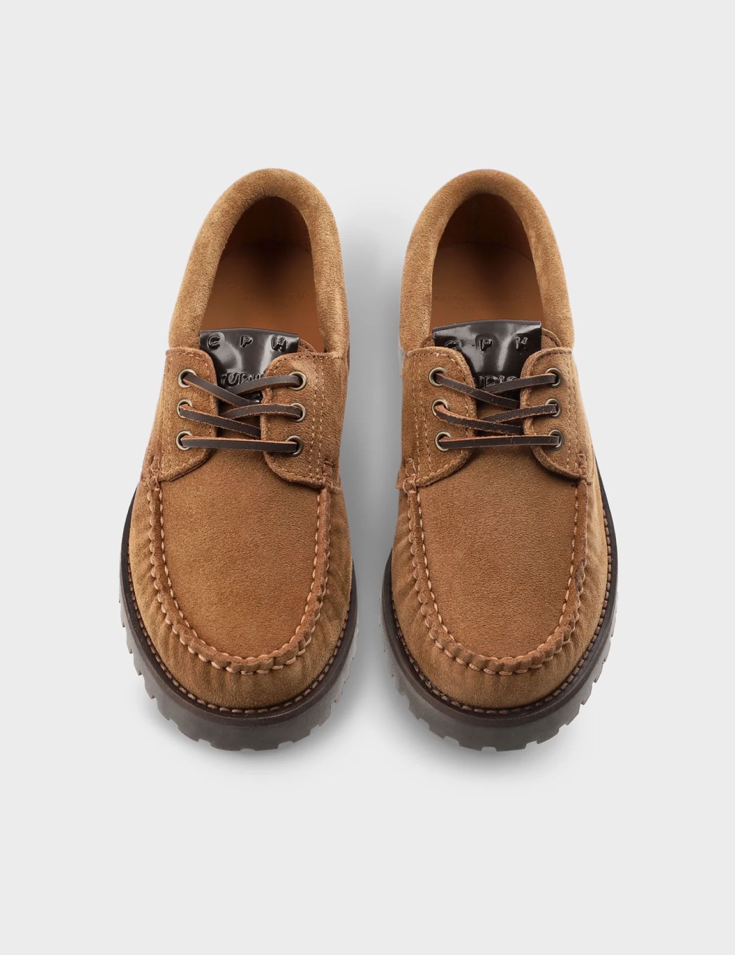 נעלי מוקסינים עם שרוכים - נעליים