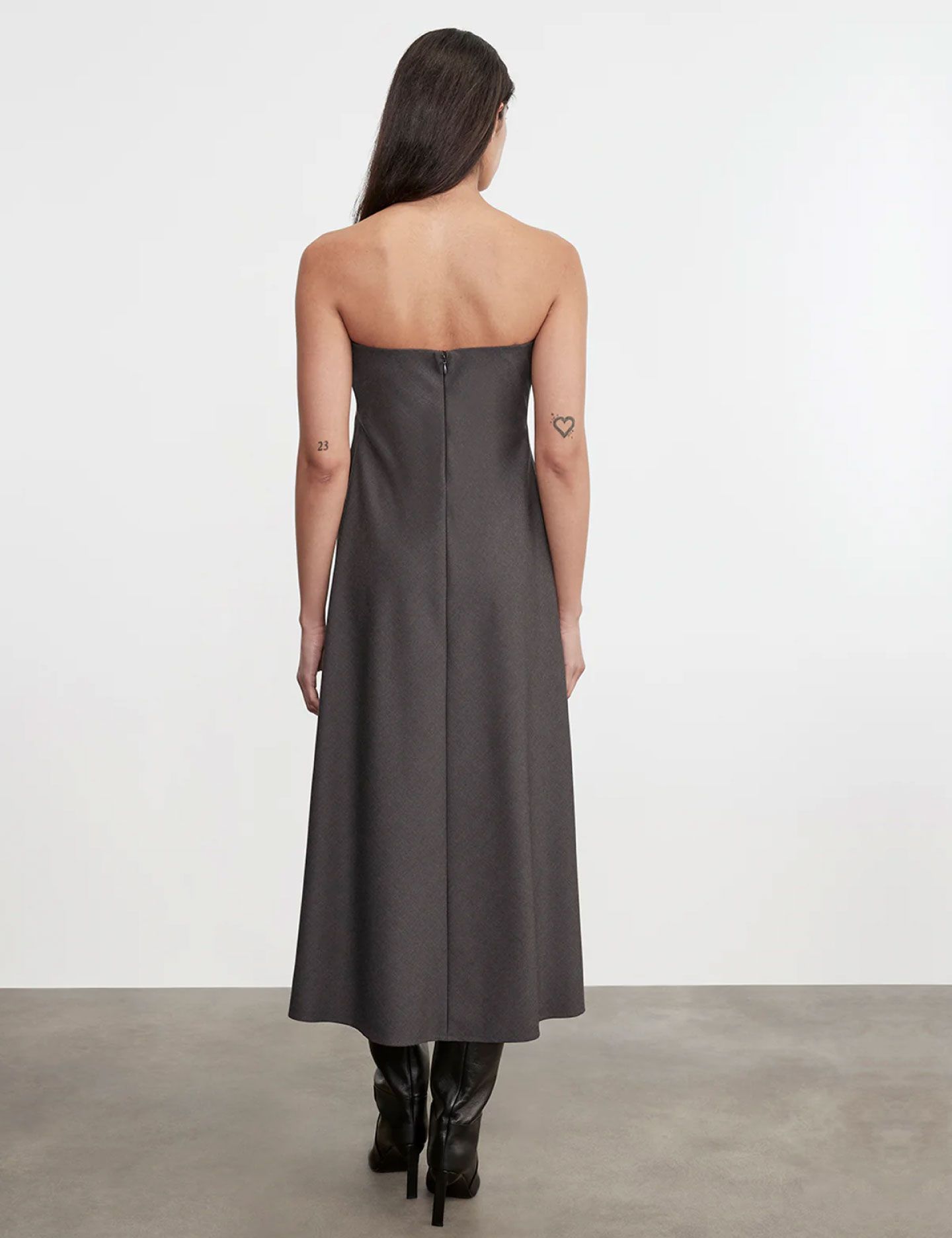 שמלת סטרפלס EASY - בגדים