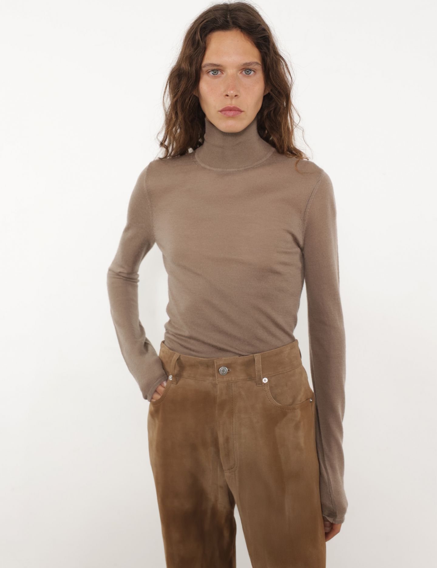 חולצת גולף מקשמיר - בגדים