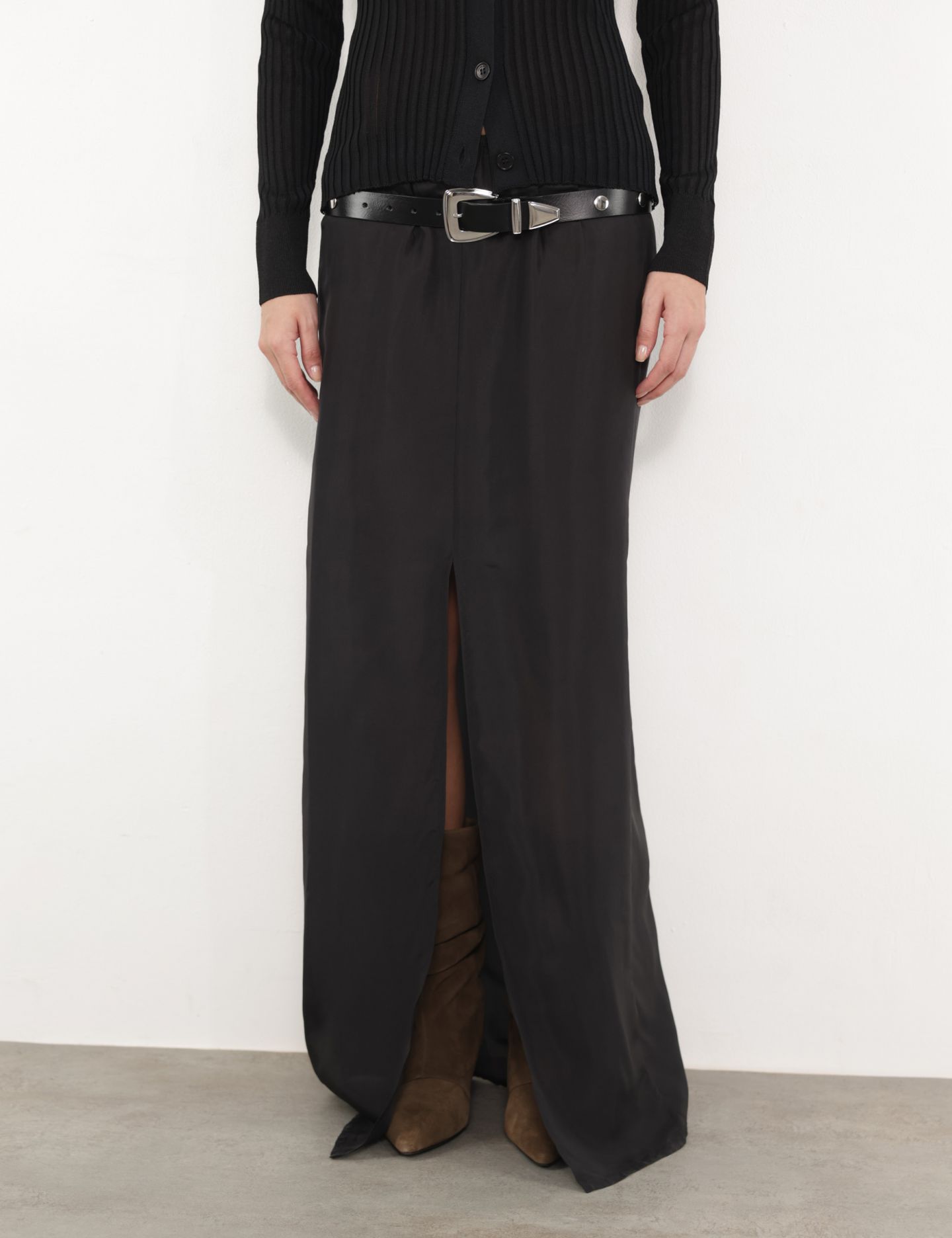 חצאית מידי ממשי - בגדים