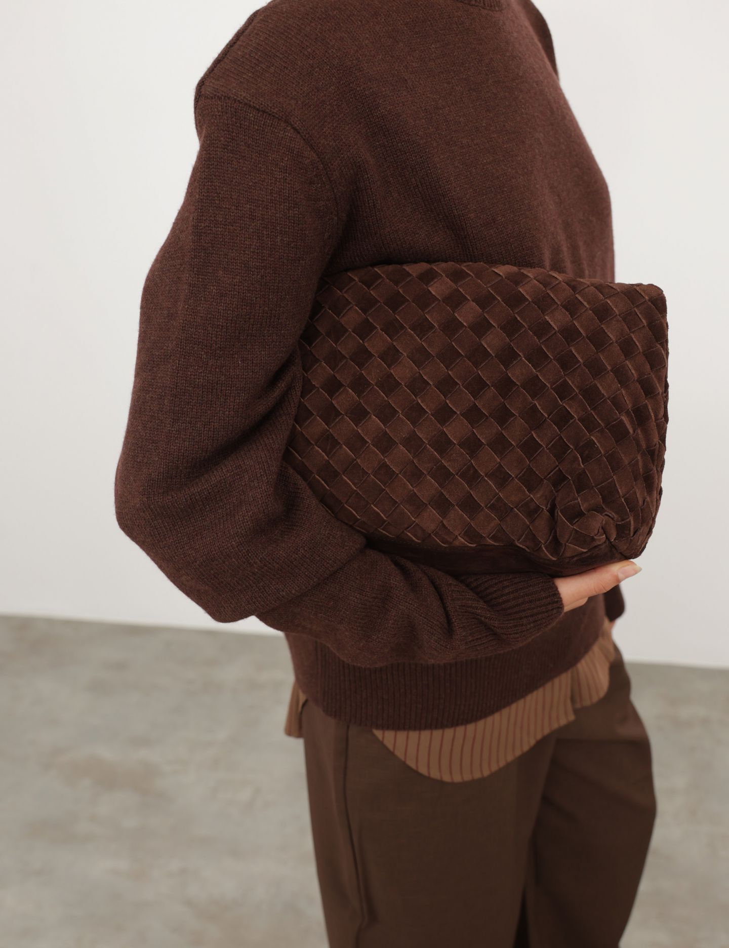 תיק זמש קלוע - תיקים